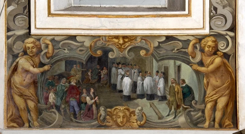 Gian Giacomo Barbelli - Seppellire i morti, chiesa di San Giovanni della Carità, Crema